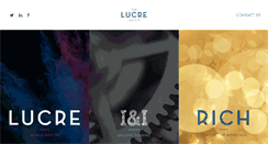 Desktop Screenshot of lucre.co.uk